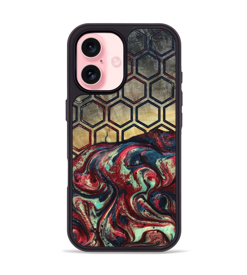 iPhone 16 Wood Phone Case - Ashlee (Pattern, 820779)