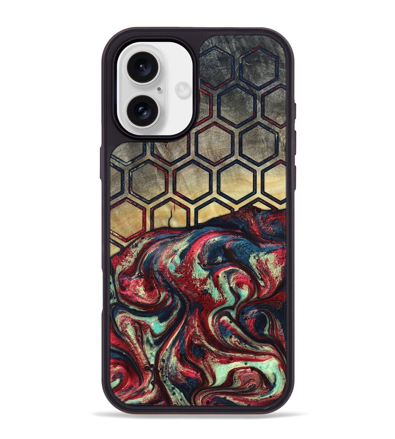iPhone 16 Plus Wood Phone Case - Ashlee (Pattern, 820779)
