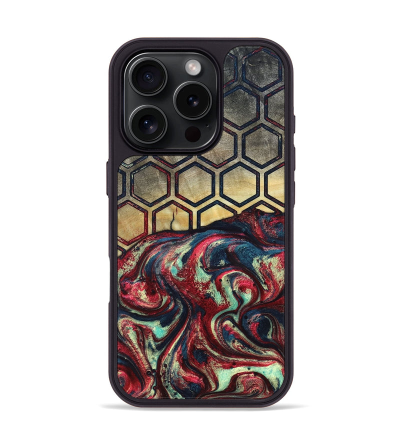iPhone 16 Pro Wood Phone Case - Ashlee (Pattern, 820779)