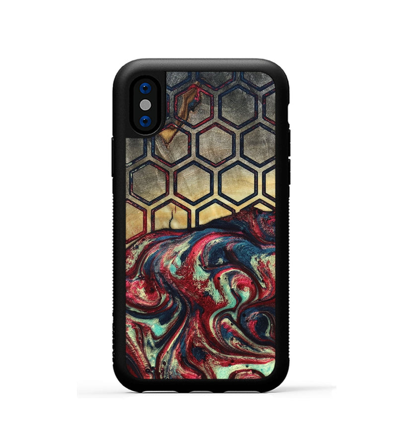 iPhone Xs Wood Phone Case - Ashlee (Pattern, 820779)