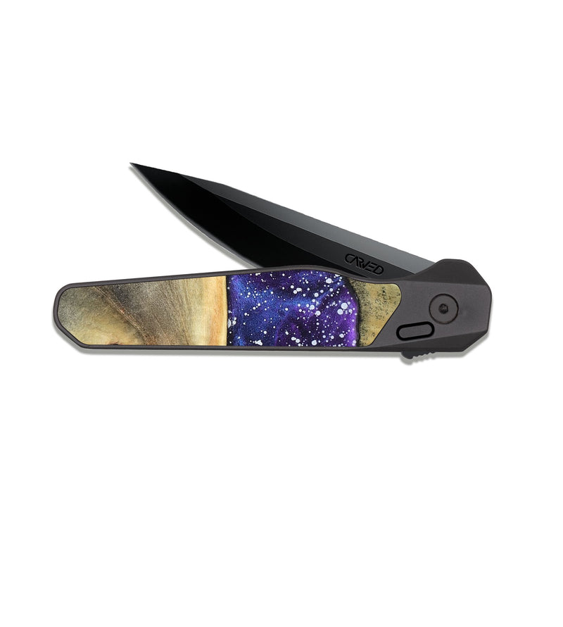 EDC Dark Slate Wood Pocket Knife - Grant (Cosmos, 820789)