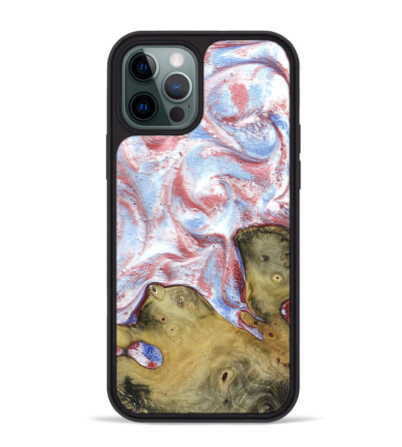 iPhone 12 Pro Max Wood Phone Case - Millard (Merica, 820800)