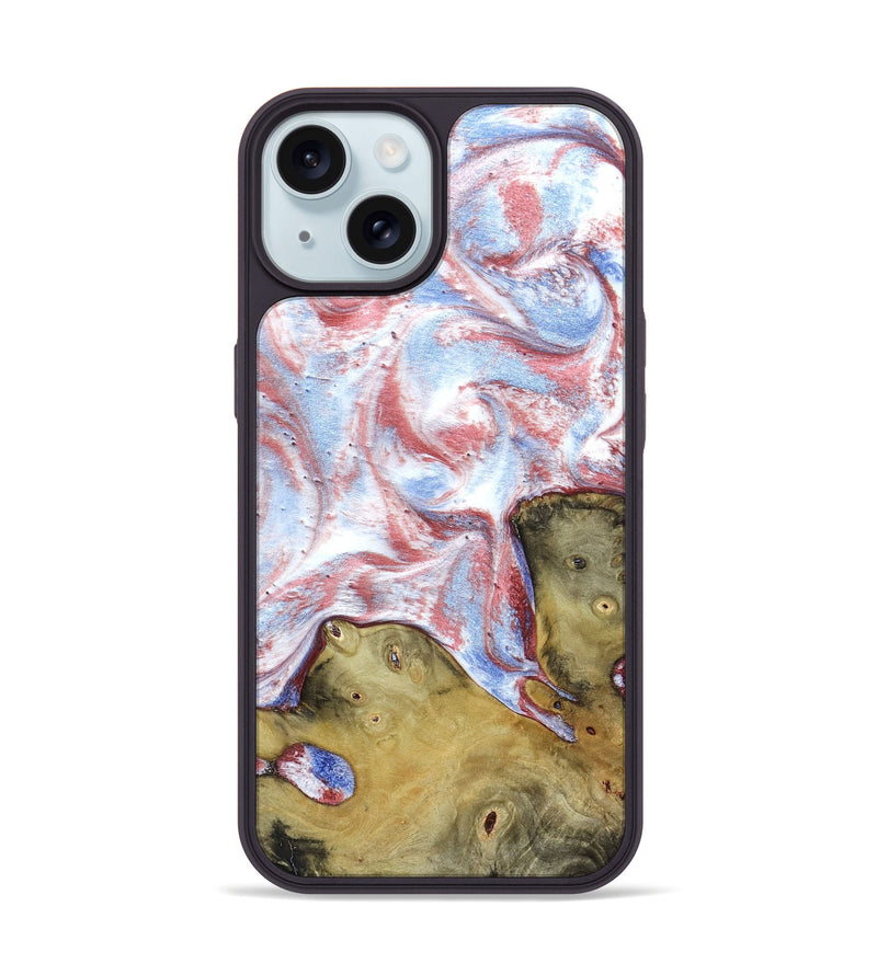 iPhone 15 Wood Phone Case - Millard (Merica, 820800)