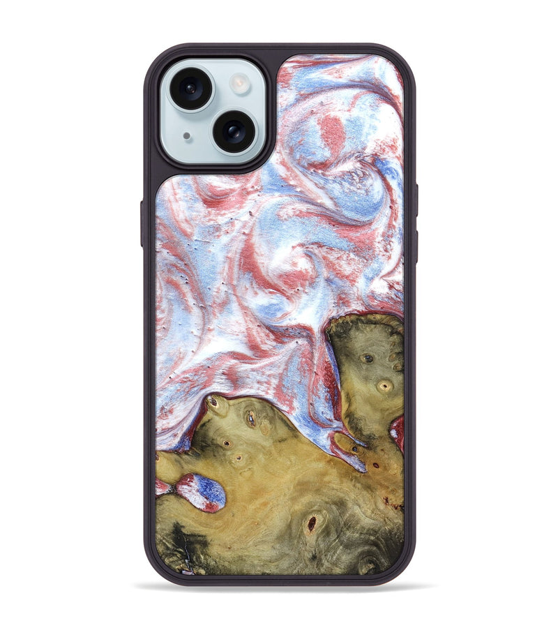 iPhone 15 Plus Wood Phone Case - Millard (Merica, 820800)