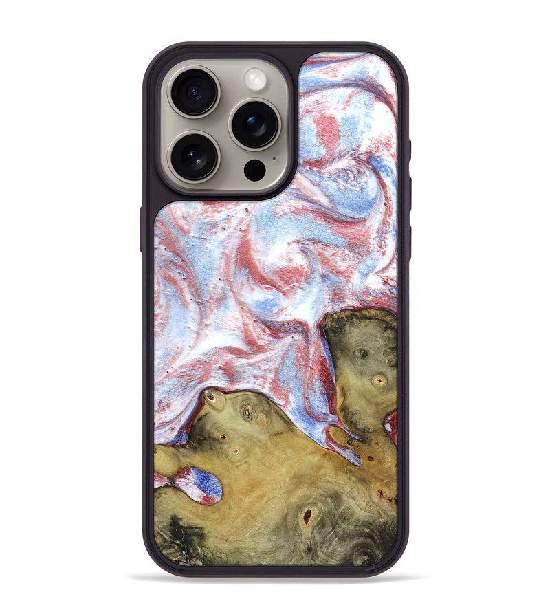 iPhone 15 Pro Max Wood Phone Case - Millard (Merica, 820800)