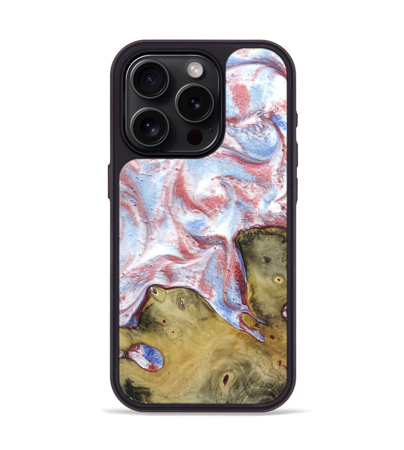 iPhone 15 Pro Wood Phone Case - Millard (Merica, 820800)