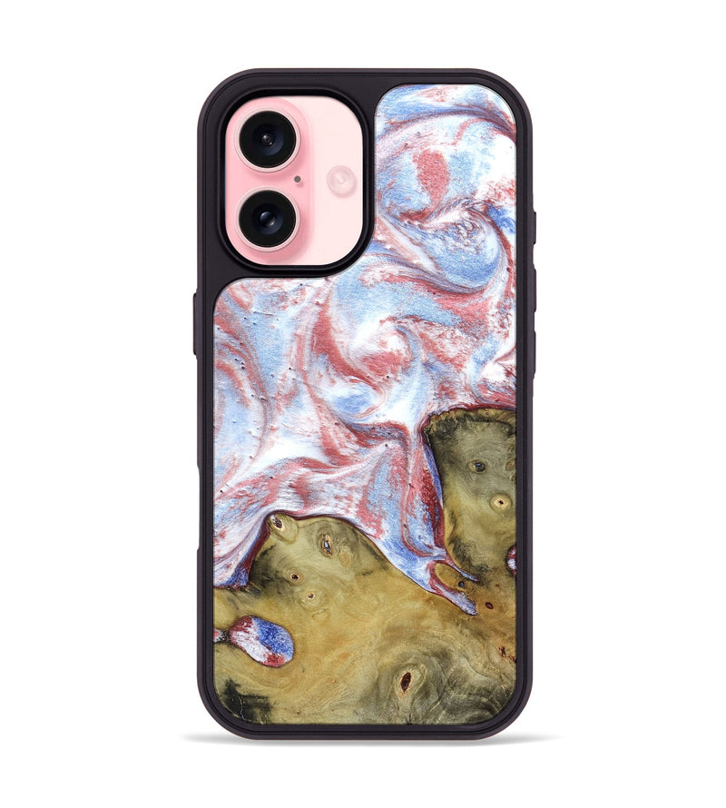 iPhone 16 Wood Phone Case - Millard (Merica, 820800)
