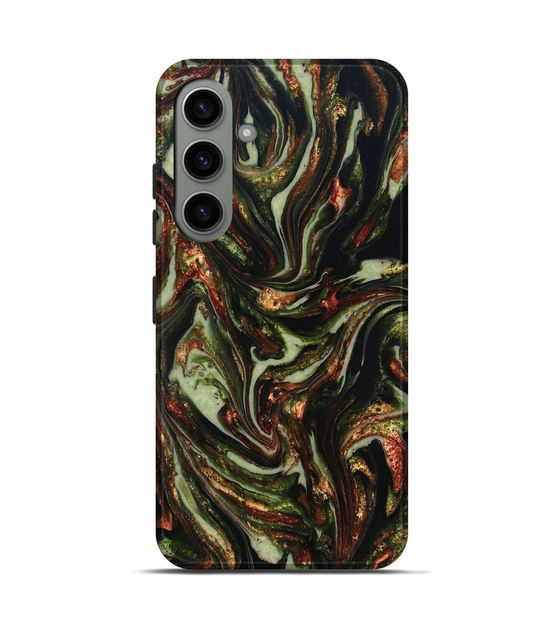Galaxy S24 ResinArt Live Edge Phone Case - Dorthy (Green, 820802)
