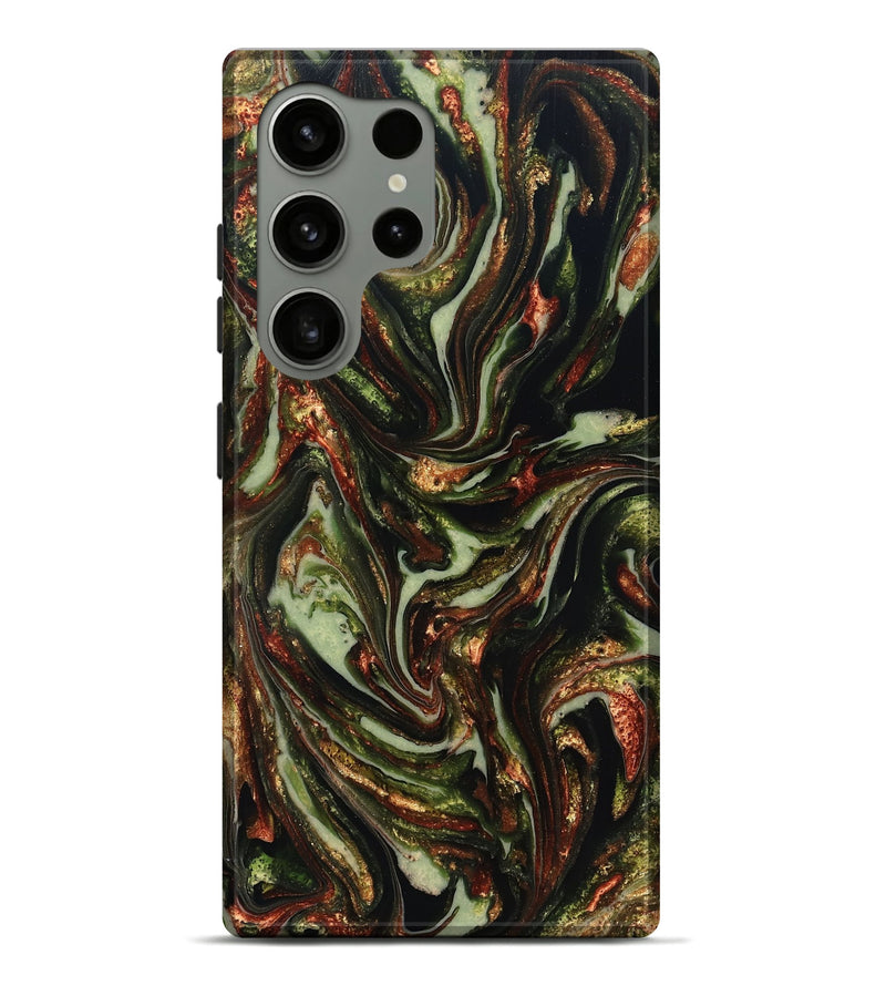 Galaxy S24 Ultra ResinArt Live Edge Phone Case - Dorthy (Green, 820802)
