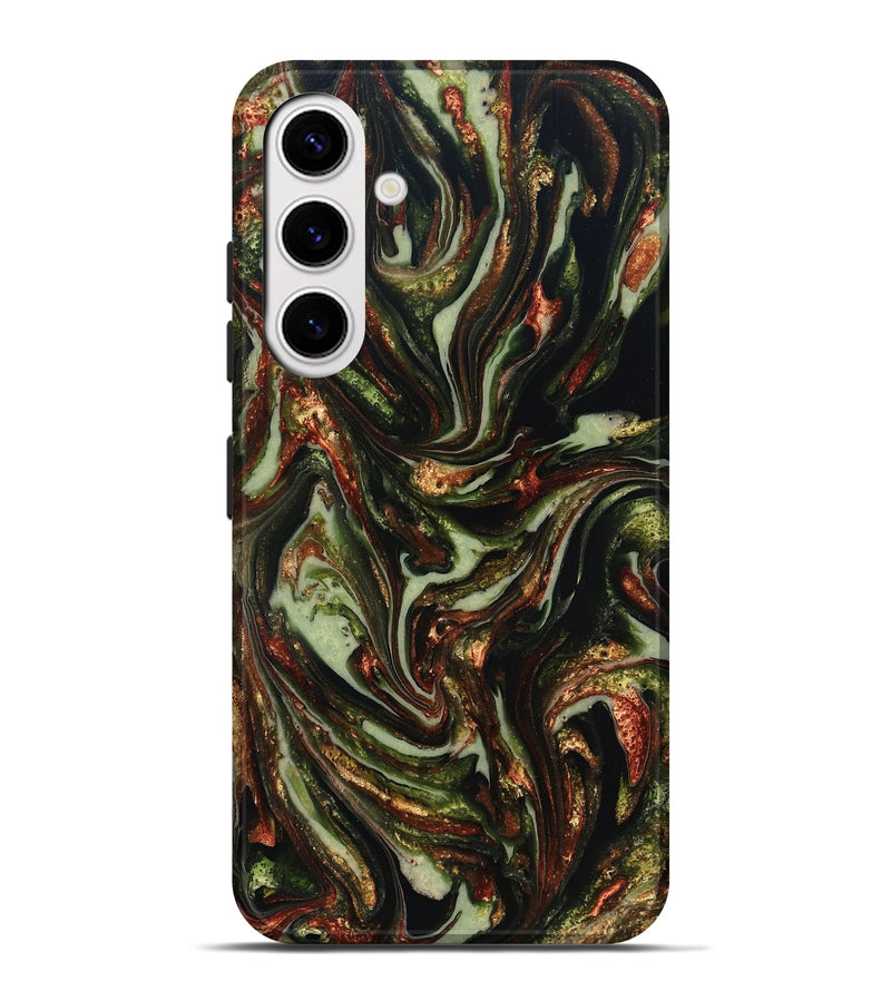 Galaxy S25 Plus ResinArt Live Edge Phone Case - Dorthy (Green, 820802)