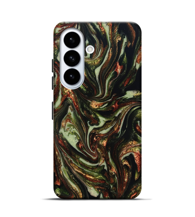 Galaxy S26 ResinArt Live Edge Phone Case - Dorthy (Green, 820802)