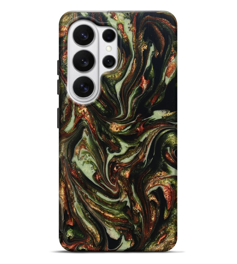 Galaxy S26 Ultra ResinArt Live Edge Phone Case - Dorthy (Green, 820802)