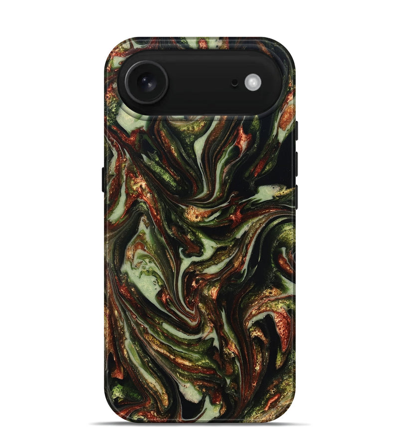 iPhone 17 Air ResinArt Live Edge Phone Case - Dorthy (Green, 820802)