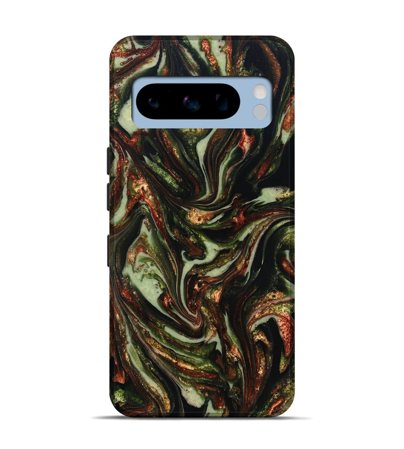Pixel 8 Pro ResinArt Live Edge Phone Case - Dorthy (Green, 820802)