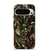Pixel 9 ResinArt Live Edge Phone Case - Dorthy (Green, 820802)