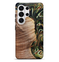Galaxy S26 Ultra Wood Live Edge Phone Case - Yoselin (Green, 820803)