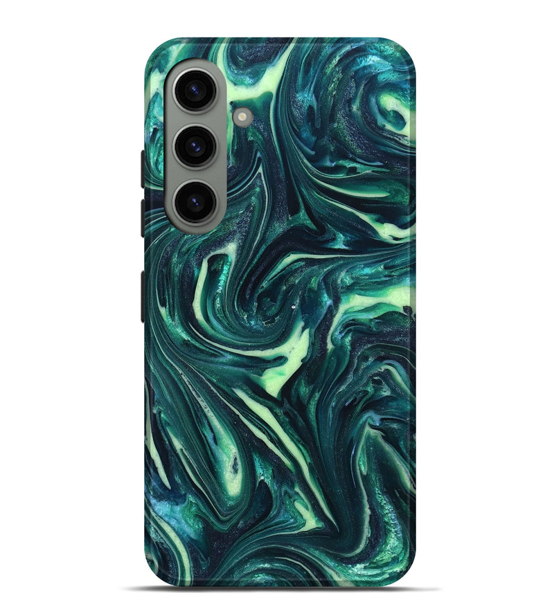 Galaxy S24 Plus ResinArt Live Edge Phone Case - Fabian (Green, 820804)