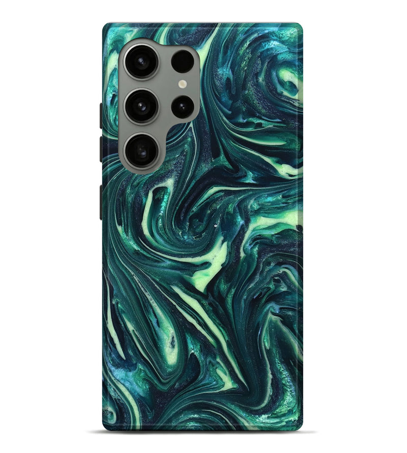 Galaxy S24 Ultra ResinArt Live Edge Phone Case - Fabian (Green, 820804)