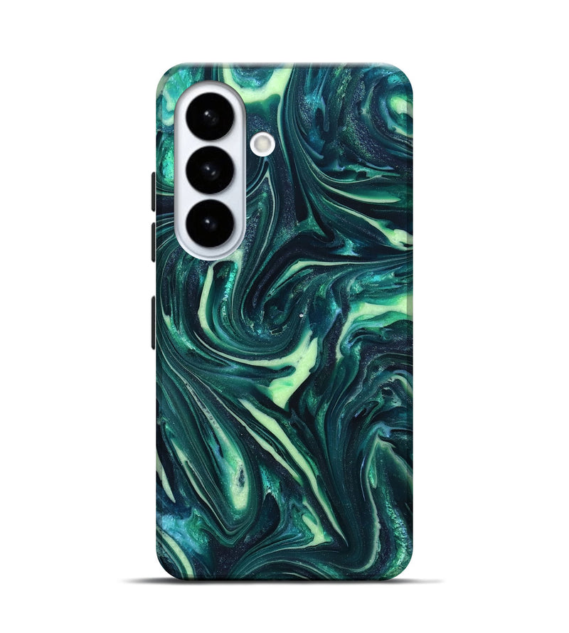 Galaxy S26 ResinArt Live Edge Phone Case - Fabian (Green, 820804)