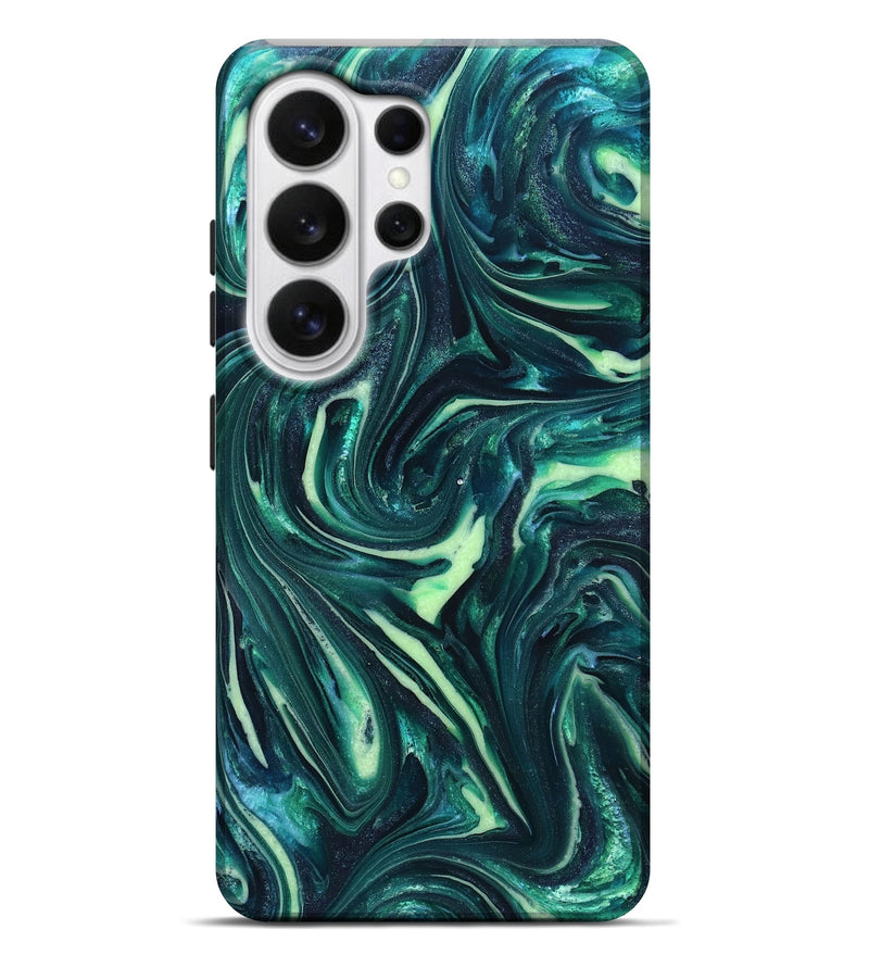 Galaxy S26 Ultra ResinArt Live Edge Phone Case - Fabian (Green, 820804)