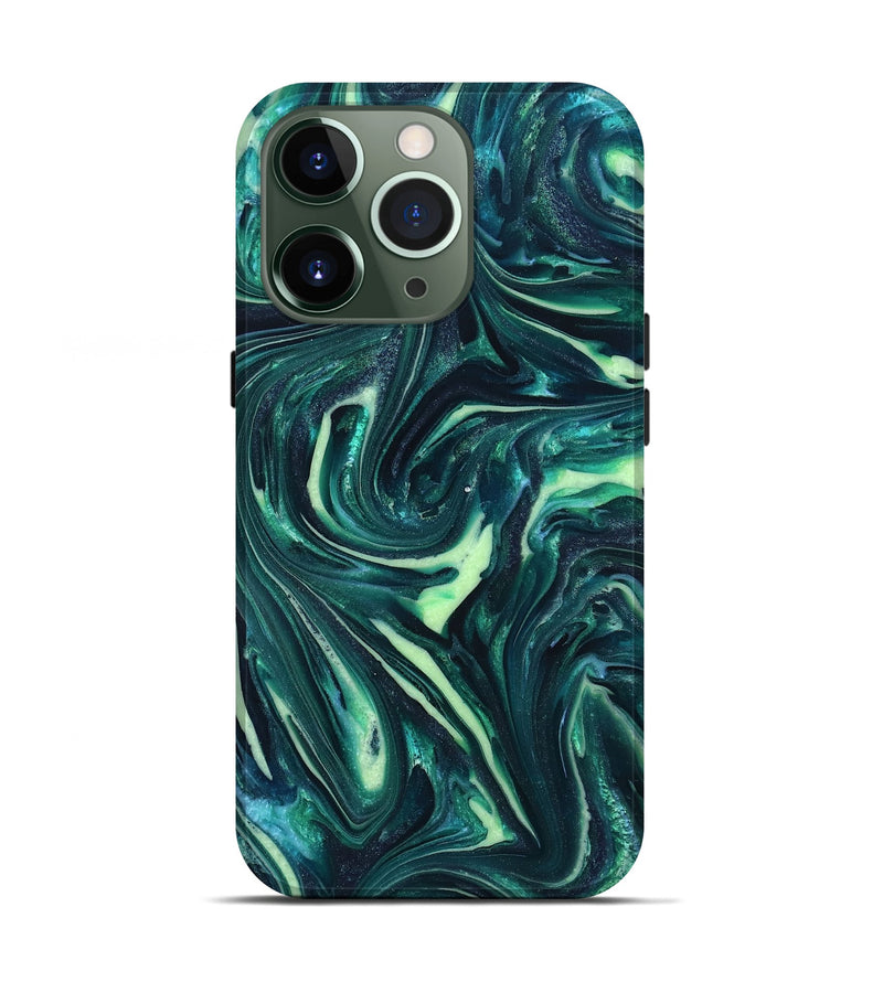 iPhone 13 Pro ResinArt Live Edge Phone Case - Fabian (Green, 820804)