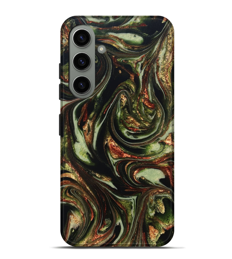 Galaxy S24 Plus ResinArt Live Edge Phone Case - Brandee (Green, 820805)