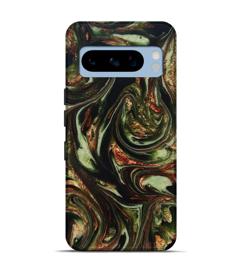 Pixel 8 Pro ResinArt Live Edge Phone Case - Brandee (Green, 820805)