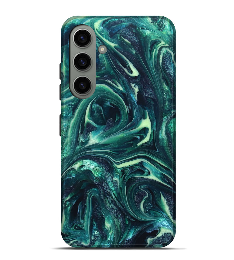 Galaxy S24 Plus ResinArt Live Edge Phone Case - Dimitri (Green, 820808)