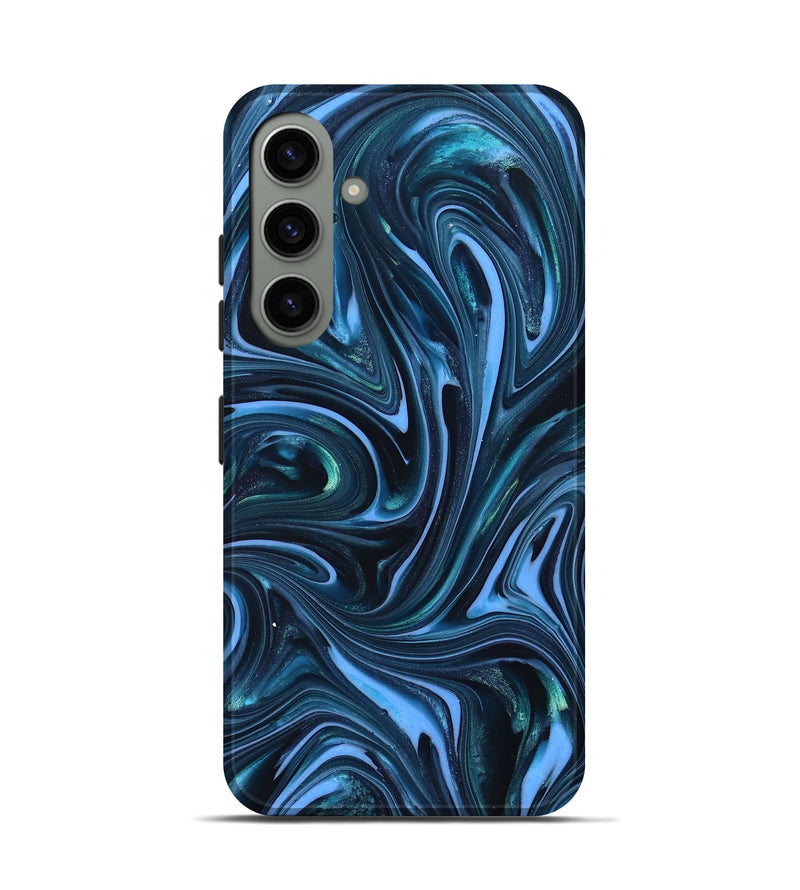 Galaxy S24 ResinArt Live Edge Phone Case - Amy (Blue, 820810)