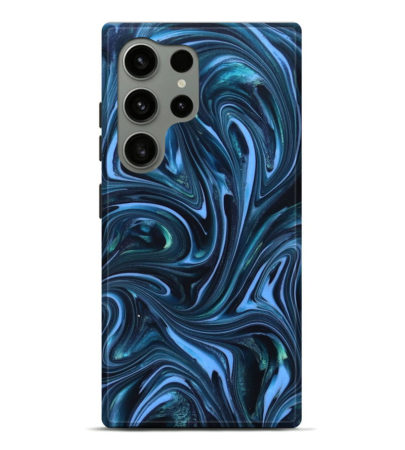 Galaxy S24 Ultra ResinArt Live Edge Phone Case - Amy (Blue, 820810)