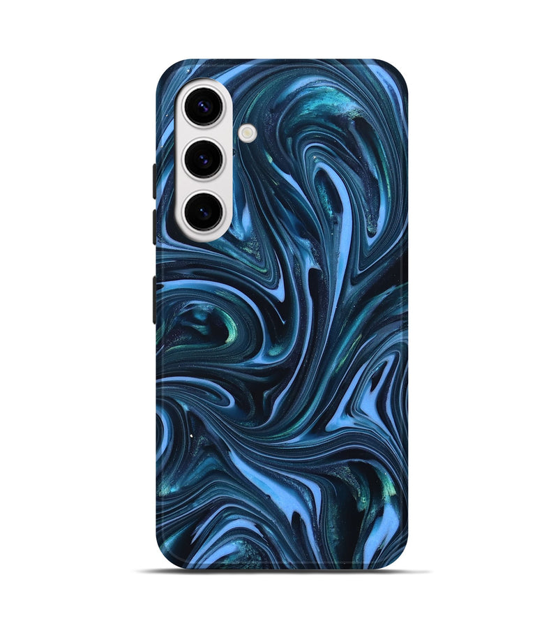Galaxy S25 ResinArt Live Edge Phone Case - Amy (Blue, 820810)