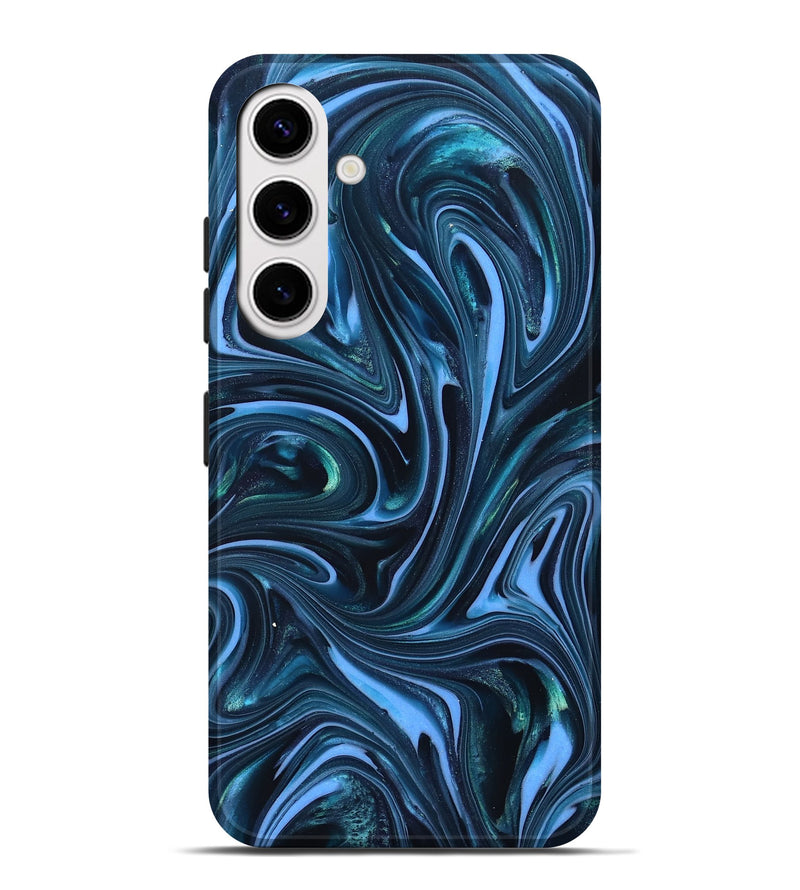 Galaxy S25 Plus ResinArt Live Edge Phone Case - Amy (Blue, 820810)