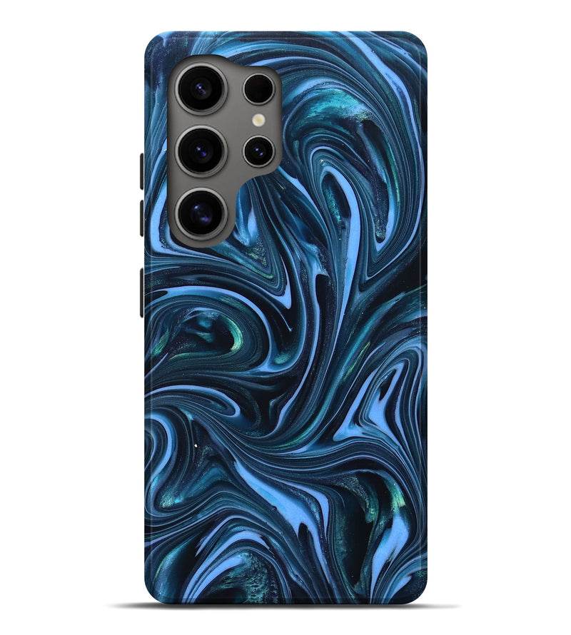 Galaxy S25 Ultra ResinArt Live Edge Phone Case - Amy (Blue, 820810)