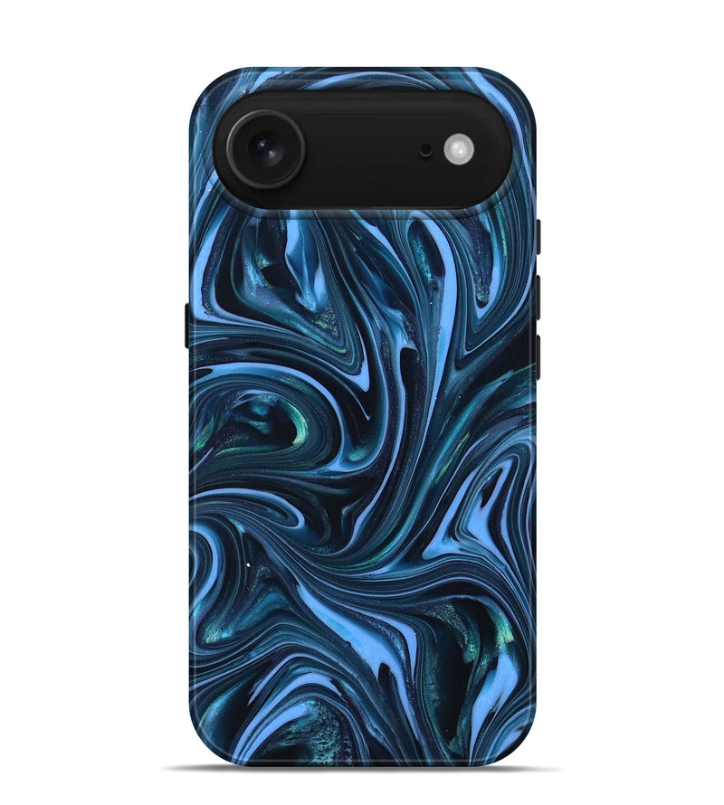 iPhone 17 Air ResinArt Live Edge Phone Case - Amy (Blue, 820810)