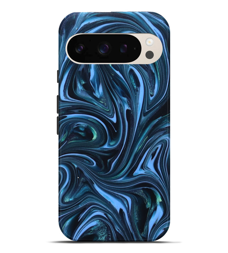 Pixel 10 Pro XL ResinArt Live Edge Phone Case - Amy (Blue, 820810)