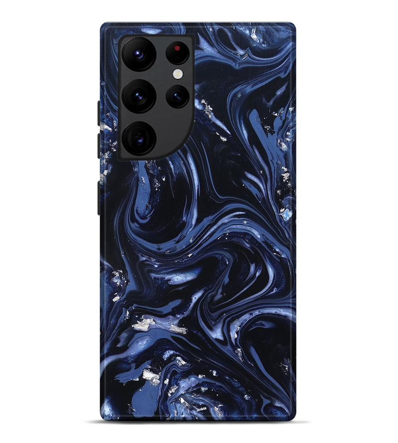 Galaxy S22 Ultra ResinArt Live Edge Phone Case - Hadley (Blue, 820812)