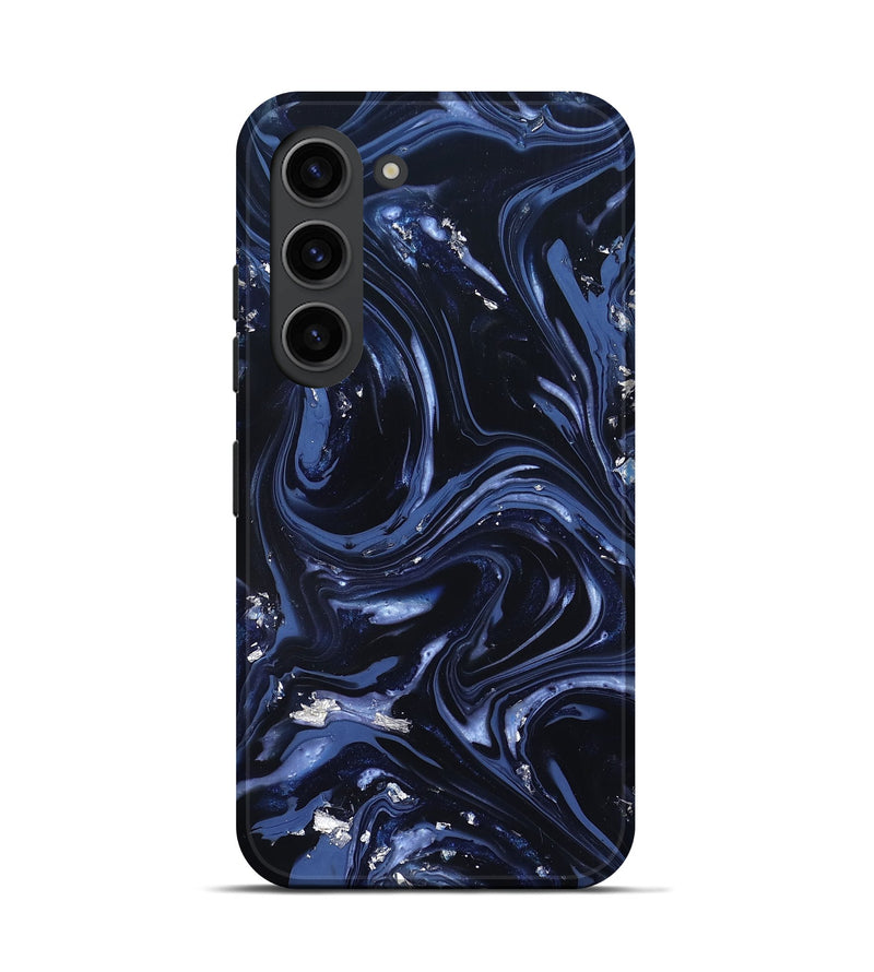 Galaxy S23 ResinArt Live Edge Phone Case - Hadley (Blue, 820812)