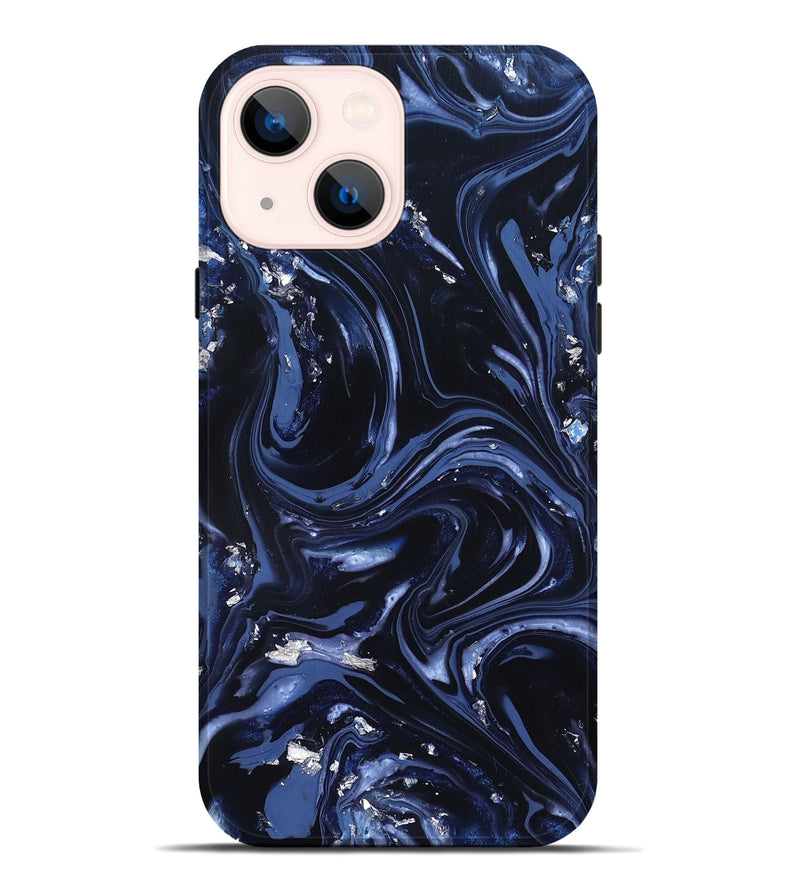 iPhone 14 Plus ResinArt Live Edge Phone Case - Hadley (Blue, 820812)