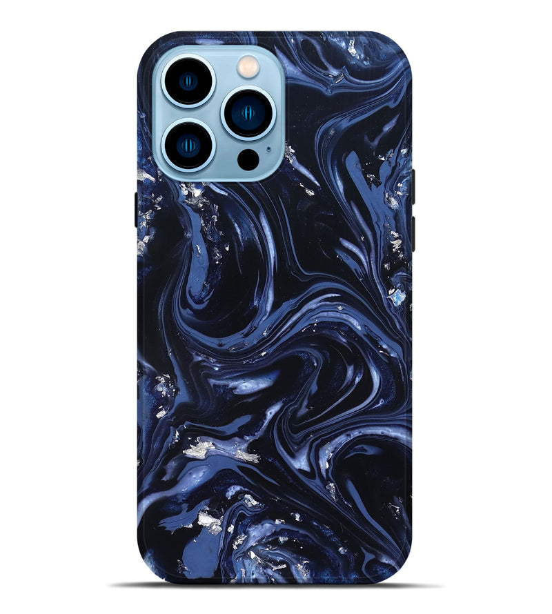 iPhone 14 Pro Max ResinArt Live Edge Phone Case - Hadley (Blue, 820812)