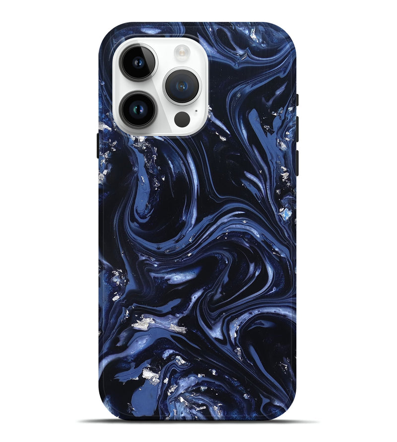 iPhone 15 Pro Max ResinArt Live Edge Phone Case - Hadley (Blue, 820812)