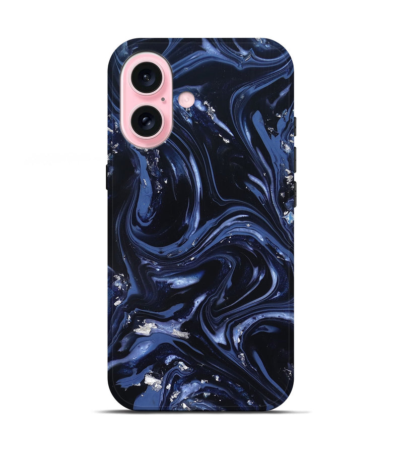iPhone 17 ResinArt Live Edge Phone Case - Hadley (Blue, 820812)