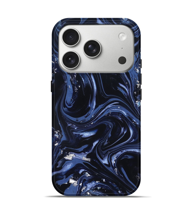 iPhone 17 Pro ResinArt Live Edge Phone Case - Hadley (Blue, 820812)