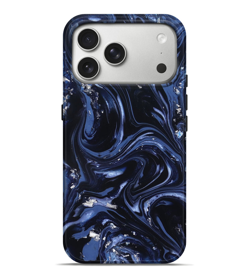 iPhone 17 Pro Max ResinArt Live Edge Phone Case - Hadley (Blue, 820812)