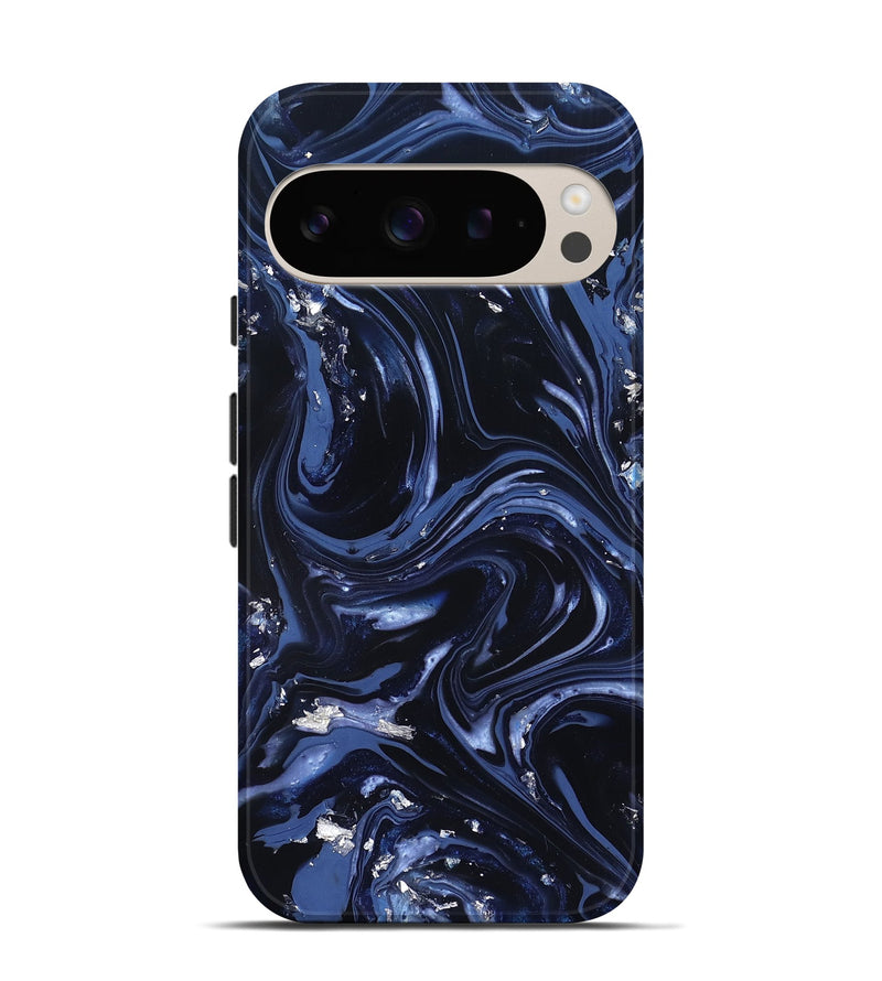 Pixel 9 Pro ResinArt Live Edge Phone Case - Hadley (Blue, 820812)