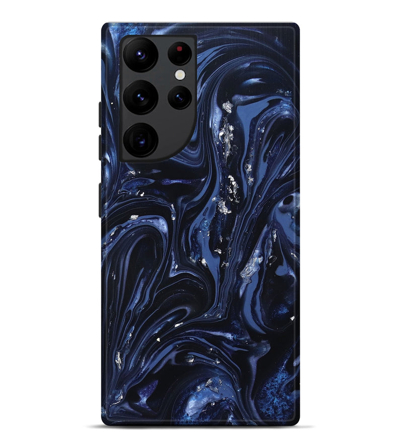 Galaxy S22 Ultra ResinArt Live Edge Phone Case - Lonzo (Blue, 820815)