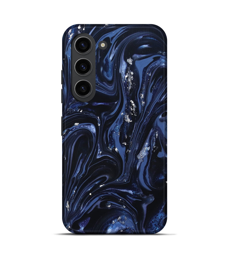 Galaxy S23 ResinArt Live Edge Phone Case - Lonzo (Blue, 820815)