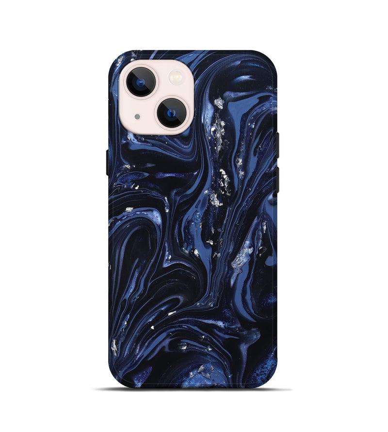 iPhone 13 mini ResinArt Live Edge Phone Case - Lonzo (Blue, 820815)