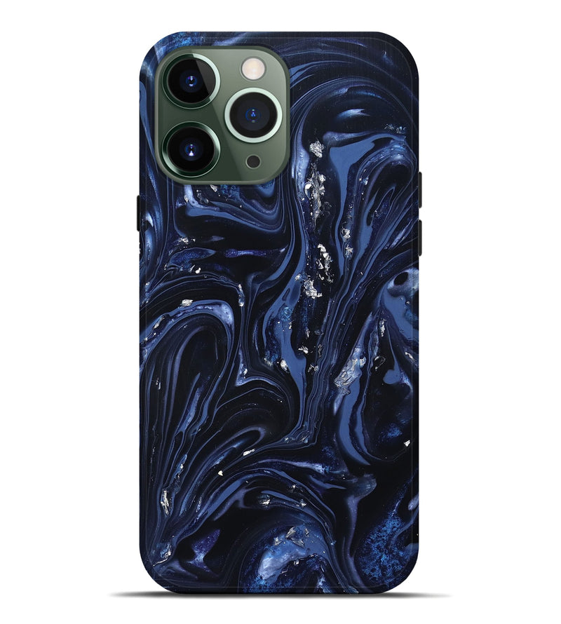 iPhone 13 Pro Max ResinArt Live Edge Phone Case - Lonzo (Blue, 820815)
