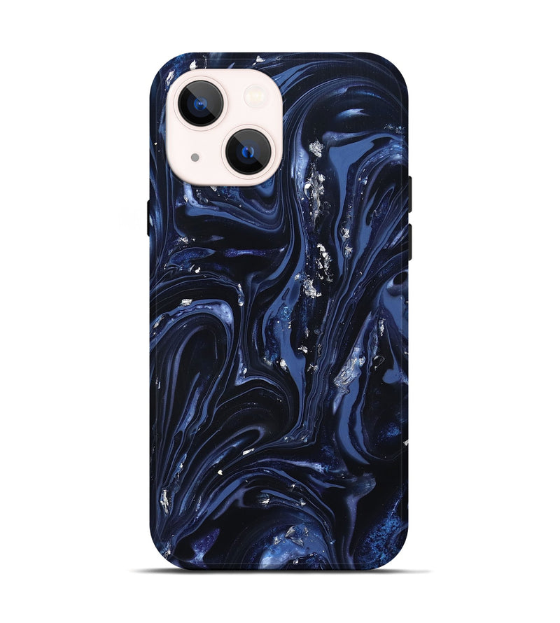 iPhone 14 ResinArt Live Edge Phone Case - Lonzo (Blue, 820815)
