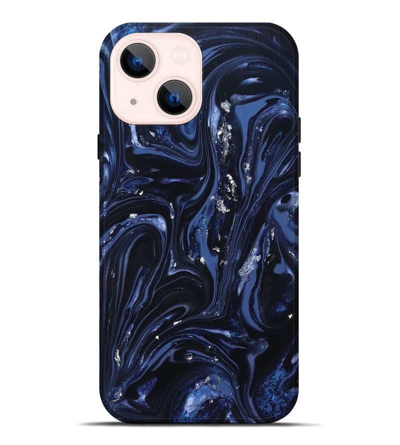 iPhone 14 Plus ResinArt Live Edge Phone Case - Lonzo (Blue, 820815)